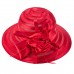 s Satin Church Wedding Party Dress Kentucky Derby Ascot Flower Sun Hat A214  eb-29090489